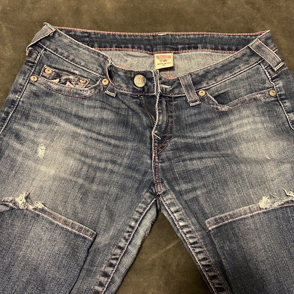 True Religion Blue Skinny Jeans